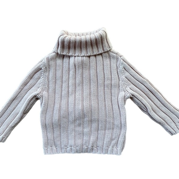 Camilla 2T Girls Pink Knit Turtle Neck Sweater - Picture 3 of 5
